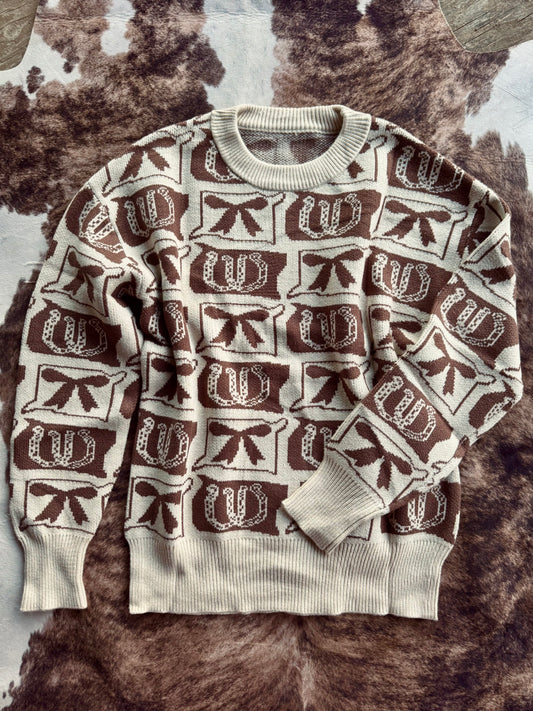 Horse Shoe Sweater