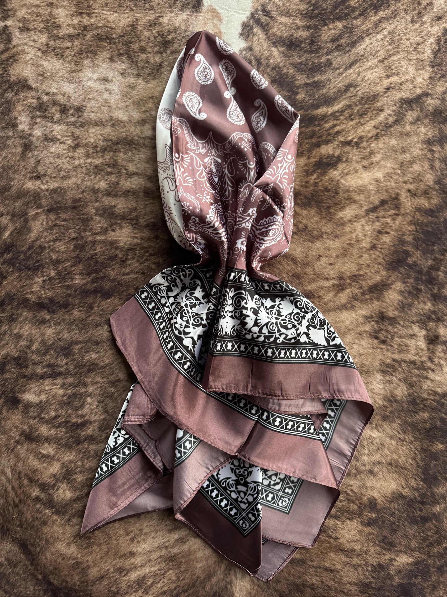 Two Tone Paisley Wild Rag