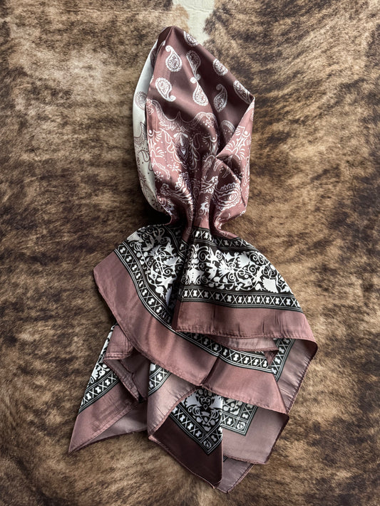 Two Tone Paisley Wild Rag