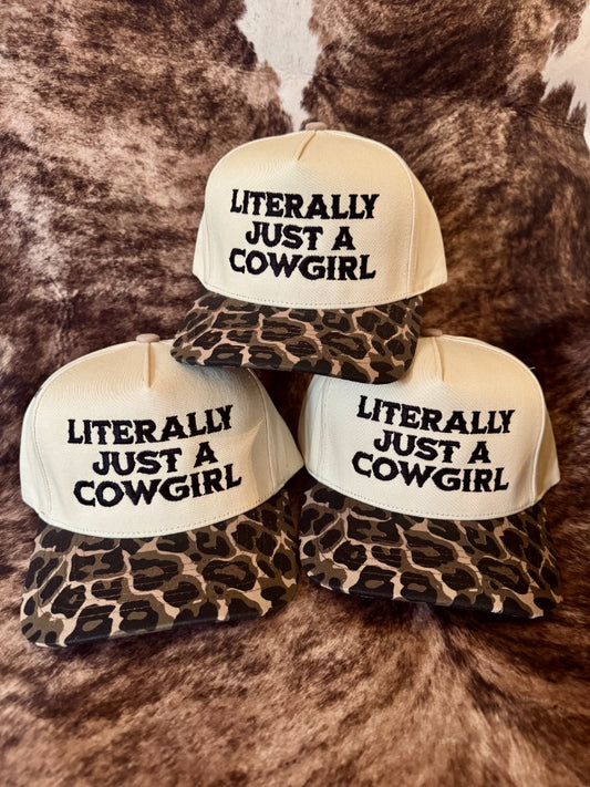 Literally Just A Cowgirl - Black