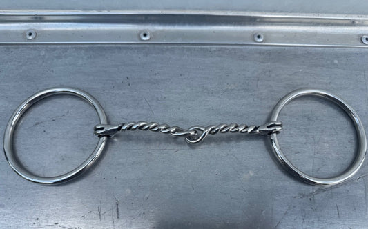 O Ring Twisted Wire Snaffle