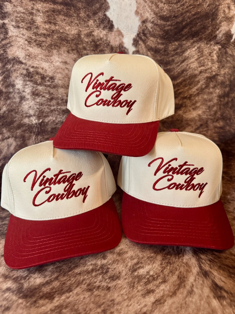 Vintage Cowboy Trucker Hat