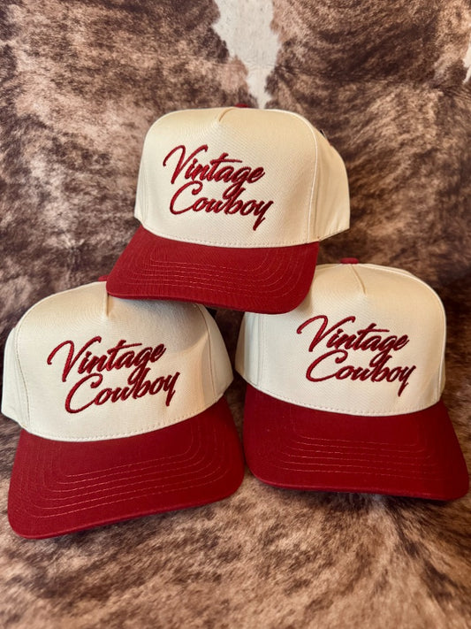 Vintage Cowboy Trucker Hat