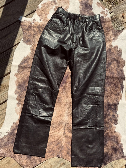 Midnight Run Leather Pants